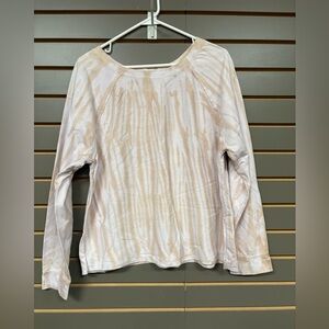 Wallflower Cream Long Sleeve Sweatshirt, size XL